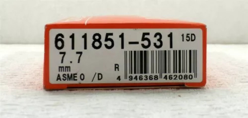 Mitutoyo Steel Rectangular Gage Block, ASME Grade 0, 7.7 mm Length