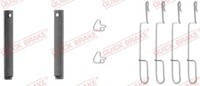 Quick Brake 109-1280 ZubehöRsatz, Scheibenbremsbelag FüR MERCEDES-BENZ