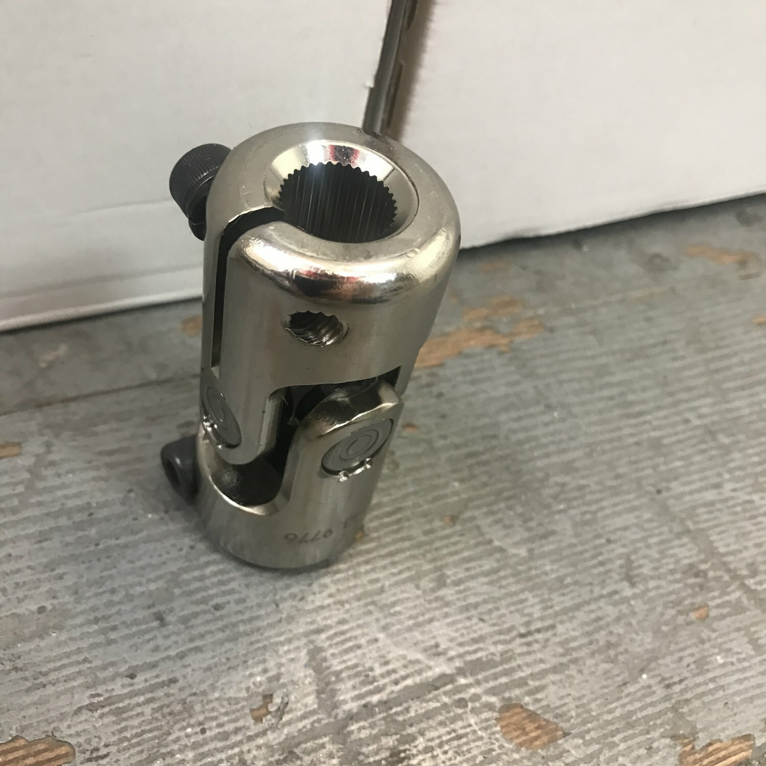 Polished Steering Drive Shaft Coupling UJoint Knuckle 3/4" DD x 3/4