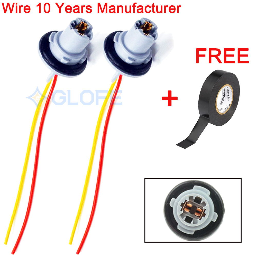 Universal Pigtail Wire Female Socket 194 T10 PGS Front Side Marker Light Bulb E 768558942578 - Foto 10