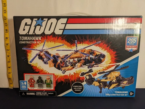 2021 Hasbro  GI Joe TOMAHAWK Construction Set  New With 3 Exclusive Mini-Figures