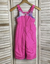 Zero Xposure Pink Snow Bib Suit sz 2T Winter Sports Skiing Holiday Christmas