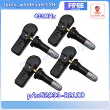 For 2014-2018 Kia Soul 4pcs Tire Pressure Monitor Sensor Tpms 52933-b2100 433mhz