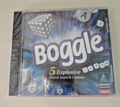 Boggle 5 Explosive Word Search Games PC Game - factory sealed