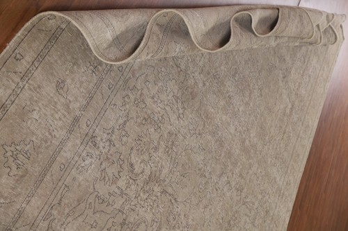 Traditioneller Teppich Used-Look 10x13 Fuß Handgeknüpft Wolle Wohnzimmerteppich - Bild 17 von 20