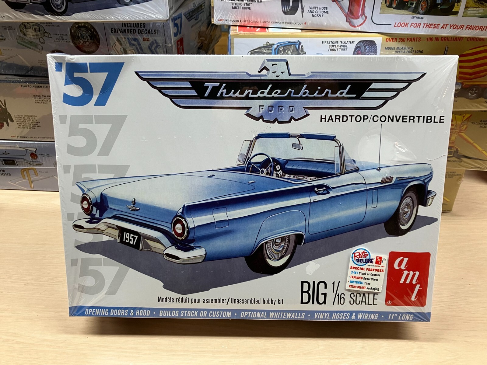 1/16 Scale 1957 Ford Thunderbird High Detail Model Car Kit