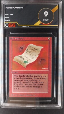 False Orders CGG 9 MINT MTG Alpha 18660104