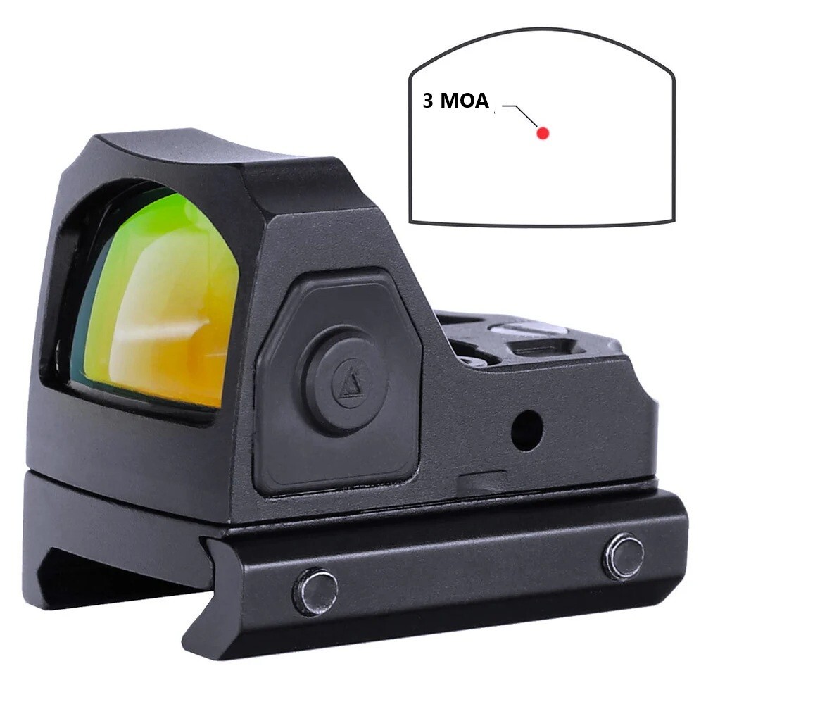 Point rouge picatinny reflex antichoc pour corriger votre visée lente