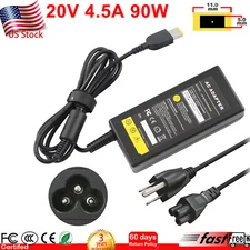 For Lenovo ThinkPad Laptop AC Charger Adapter 90W 20V 4.5A - SQUARE SLIM TIP