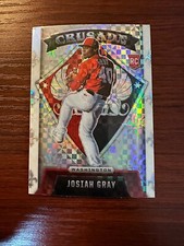 Josiah Gray 2022 Panini Chronicles Crusade Building Blocks Prizm RC #6 Nationals