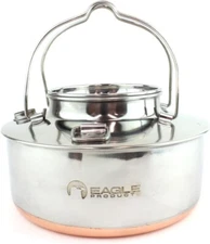 Eagle Products 0.7L ST200 Campfire Kettle EAGLE PRODUCTS CAMPFIRE KETTLE Silver