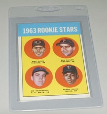 1963 TOPPS BASEBALL #228 TONY OLIVA ROOKIE TWINS NICE! MCCANNENTERPRISES