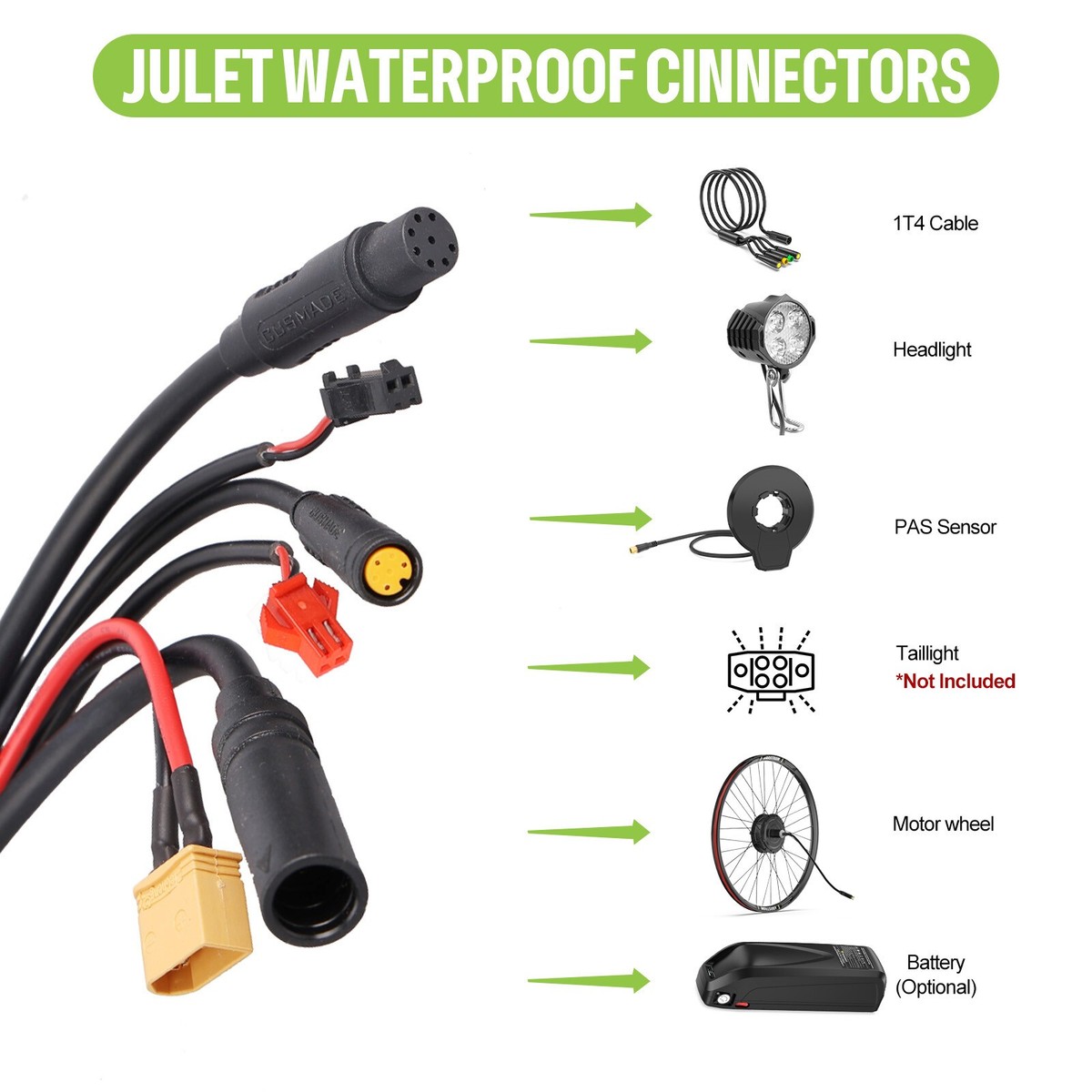 BAFANG 48V 750W Rear Hub Motor : 26" Fat Tire Ebike Conversion Kit For Rear Cassette - View #7