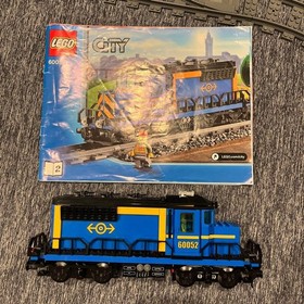 LEGO City Cargo Train 60052 In 2014 Used Retired Comp W/Manuals