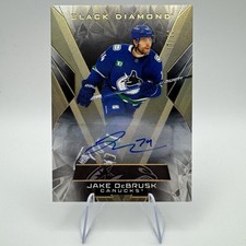 2025-26 Upper Deck Black Diamond Auto Jake DeBrusk /99 #BDB-JD Canucks