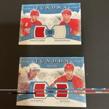 2011-12 Artifacts Tundra Tandems Zetterberg/ Holmstrom Datsyuk/Cleary LOT /225