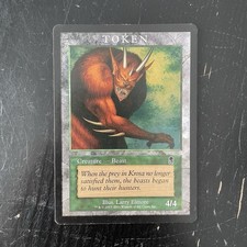 MTG Player Rewards Beast token from Odyssey