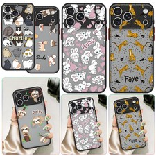 Sweet Animal Phone Cover For Samsung S26 S25 iPhone 17 15 Customized Matte Case