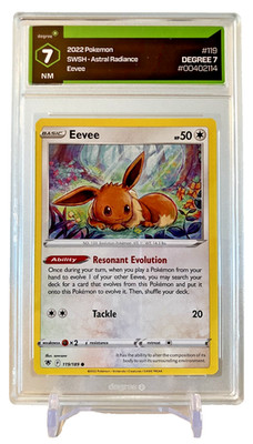 Degree 7 Eevee 119/189 Swsh10: Astral Radiance Regular Graded Slab