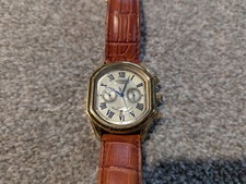 Stauer Watch Mens Automatic Gold Toned 18175 ...