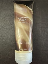 BATH BODY WORKS Signature Collection Warm Vanilla Sugar Body Cream 8OZ