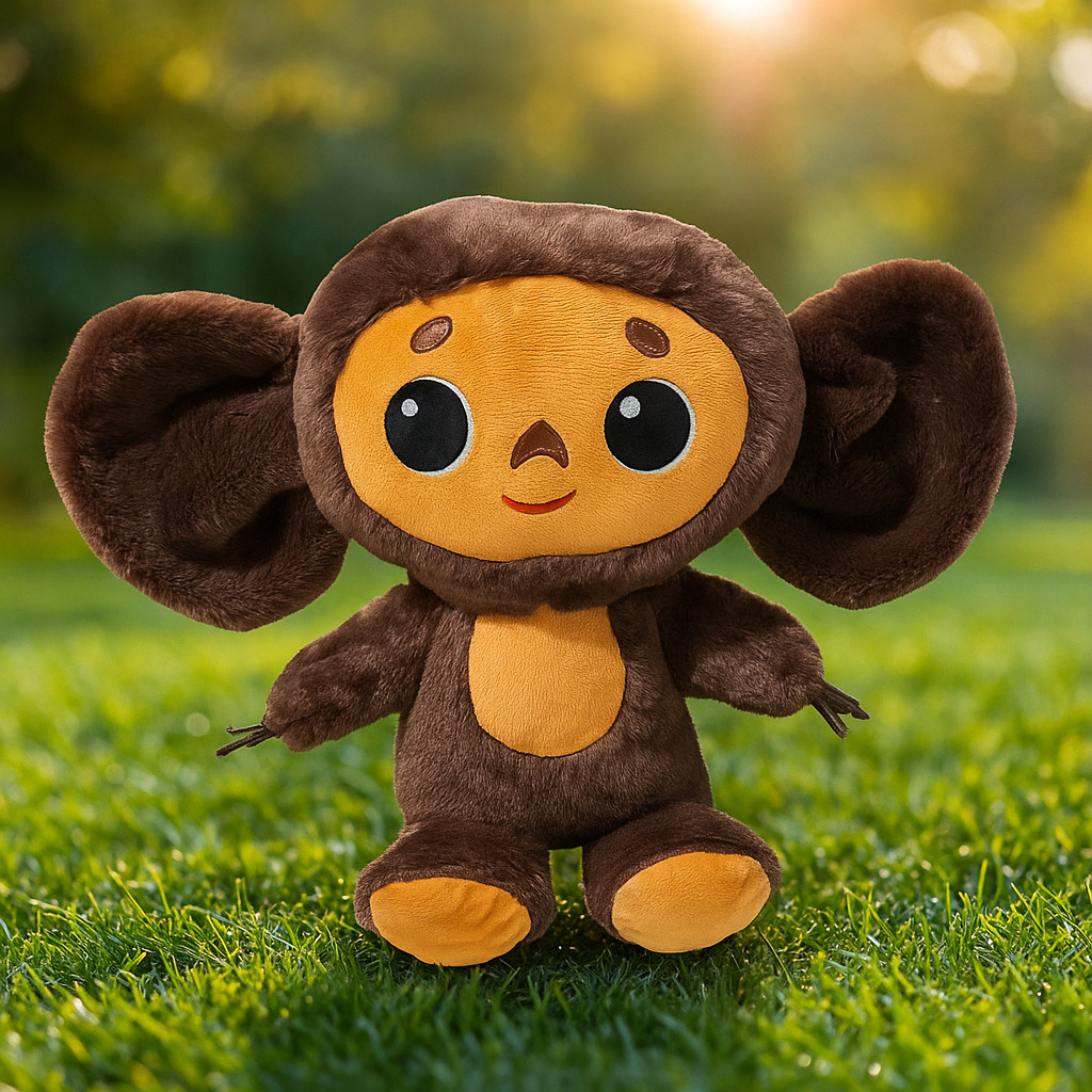 6" Cheburashka Doll Russian Cartoon Plush Toy Stuffed Чебурашка Мягкая Игрушка