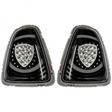 Hartsant Design R�ckleuchten Set Led Klarglas/schwarz f�r BMW Mini R56  10-14