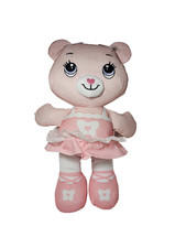 Fisher Price Vtg Doodle Bear Pink Plush Stuffed Animal Toy Heart and Pink Skirt