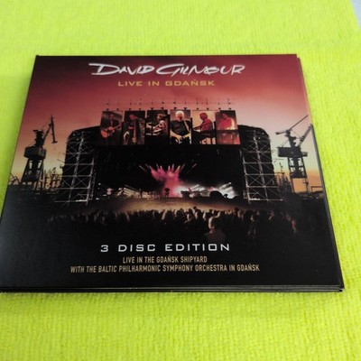 DAVID GILMOUR - Live In Gdansk - 3 CD - **Excellent Condition**