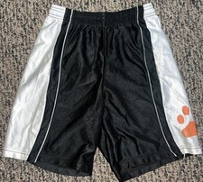 A4 Basketball Shorts Boys Youth Large Tigers / Wildcats Black White