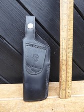 Gun Gear Leather Holster . Rear marked Gun Gear NYC USA  .8 in. / 20cm long