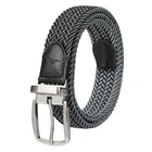 NEW Men's Tommy Bahama Black Reversible Braided Belt Size Small / Medium 32 - 36