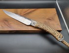 New Handmade Hand Forged USA "Brut de Forge" Railroad Track Full Tang BowieKnife — photo 3