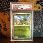 001/132 Bulbasaur PSA 9- ME01 Mega Evolution Reverse Holo Pokemon LOW POP