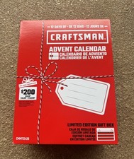 Craftsman 12 Days Advent Calendar Cmmt12426a Limited Gift Box Ships Now Free Craftsman 12 Days Advent Calendar Cmmt12426a Limited Gift Box Ships Now Free