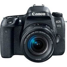 Canon EOS 77D Digital SLR Camera with 18-55mm Lens International Mode 