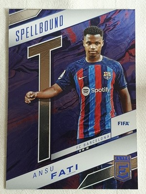 Karte 23 Ansu Fati (FC Barcelona) Panini Donruss Elite Fifa 22-23 Spellbound