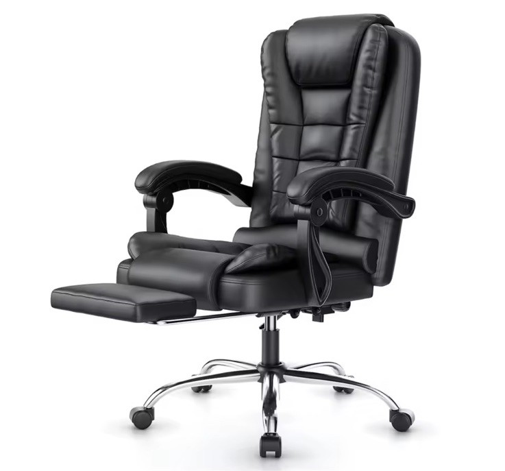 Fauteuil ergonomique contre le mal de dos inclinable repose-pied