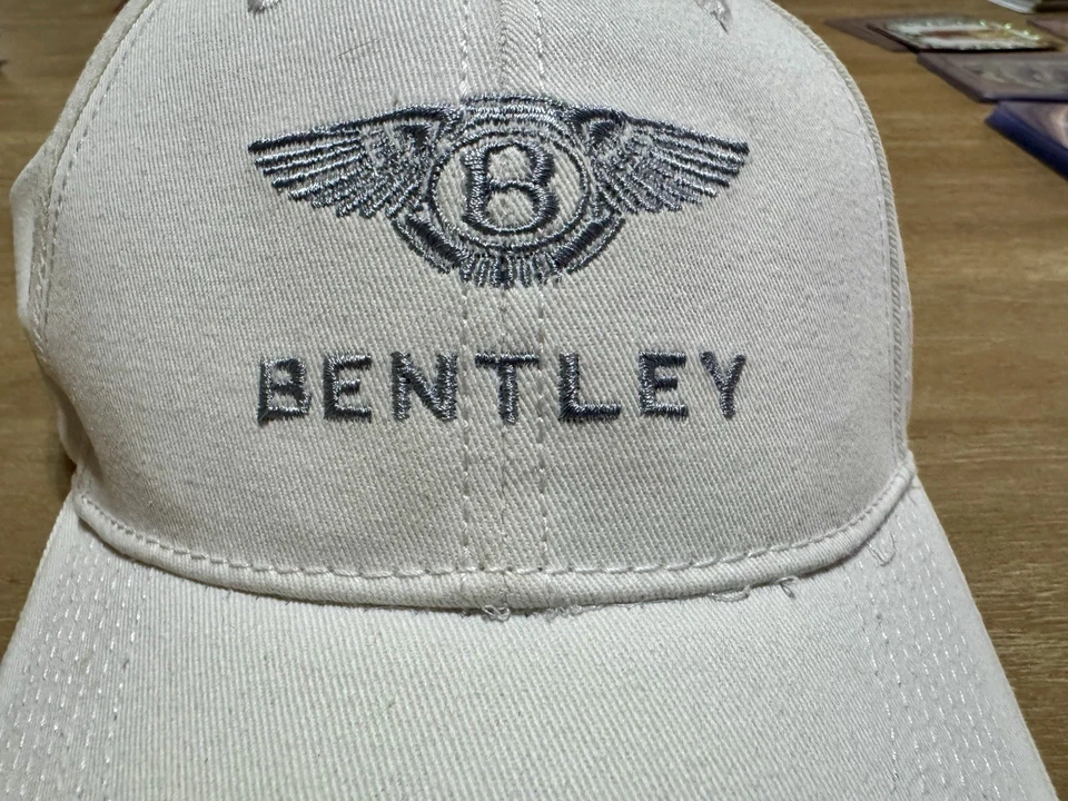 Auténtica Gorra de Béisbol Bentley Talla Única Blanca Edición Propietarios Ajustable Foto 2 de 4