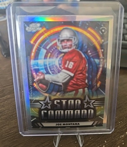 2024 Topps Cosmic Chrome `Star Command` Refractor SP Joe Montana 49\'ers