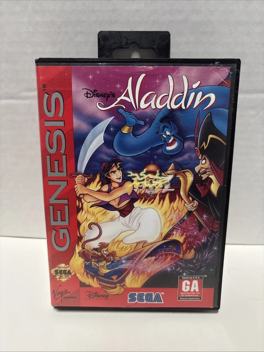 Jeu Aladdin Sur Sega Mega Drive - 1993 - Neuf Sous Blister Rigide Scellé - Édition SEGA