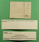 DR WHO 1791 GB SCOTLAND STAMPLESS F/L COUPAR FIFE TO EDINBURGH R85291 — photo 1