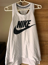 Nike Damen Trägershirt Sporttop Weiß/Schwar...