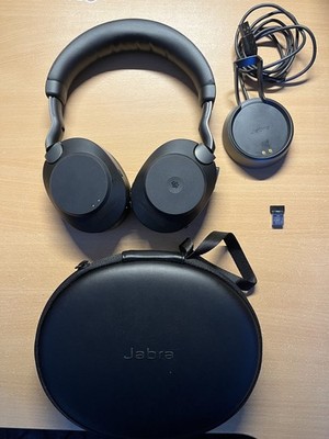 Jabra Evolve2 85 Wireless Bluetooth Stereo USB-C Headset, Link390 schwarz