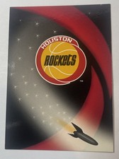 1994-95 NBA Hoops Houston Rockets Team Logo Basketball Card Skybox #400