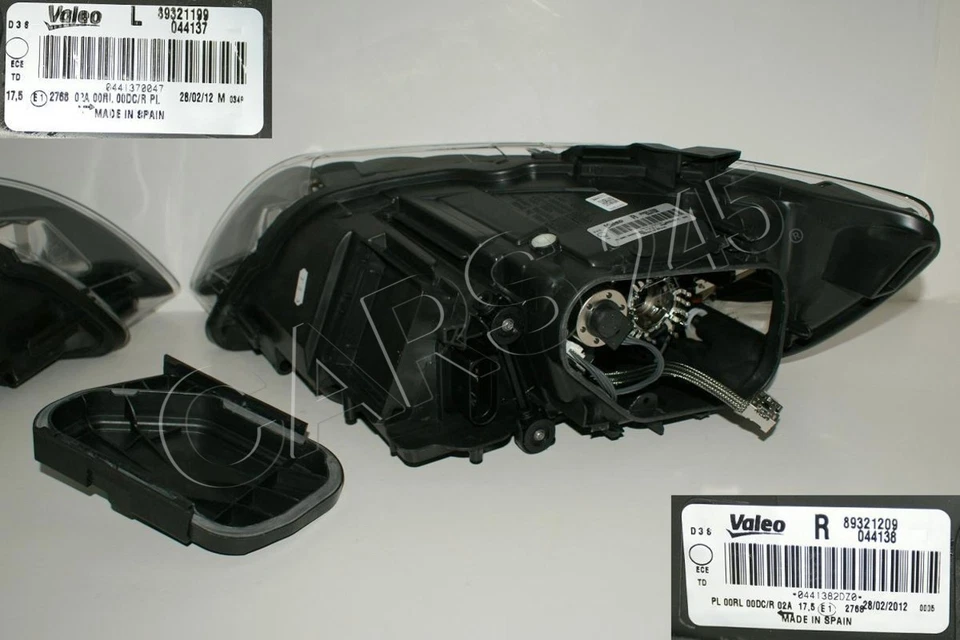 Par de faros delanteros LED DRL bi-xenón para AUDI Q7 2009-  Foto 3 de 4