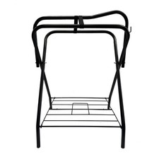 AJ Tack Full Size Horse Saddle Rack, Freestanding Portable