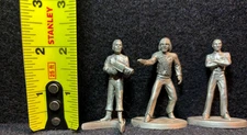 Star Trek Pewter Figures Picard, Worf & Chief engineer Scotty (CDTB1)