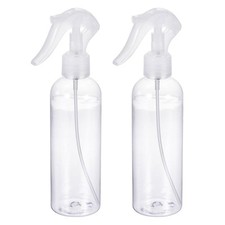 300ml Spray Bottles, 2 Pack Refillable Mist Sprayer Plastic for Travel Clear
