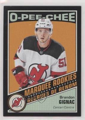 2019 O-Pee-Chee Marquee Rookies Retro Black 30/100 Brandon Gignac Rookie RC 2qw